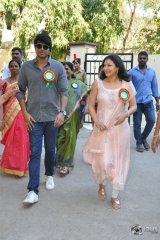 Manasuku Nachindi Movie Team At Kasturba Gandhi College